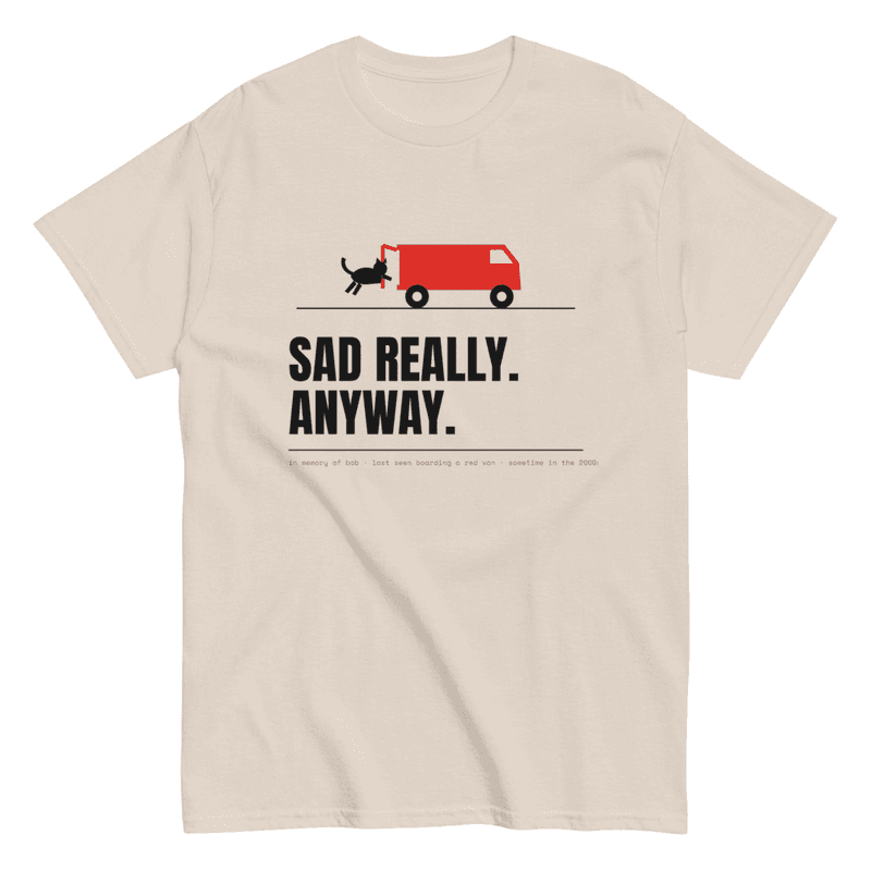 Sad Really. Anyway.